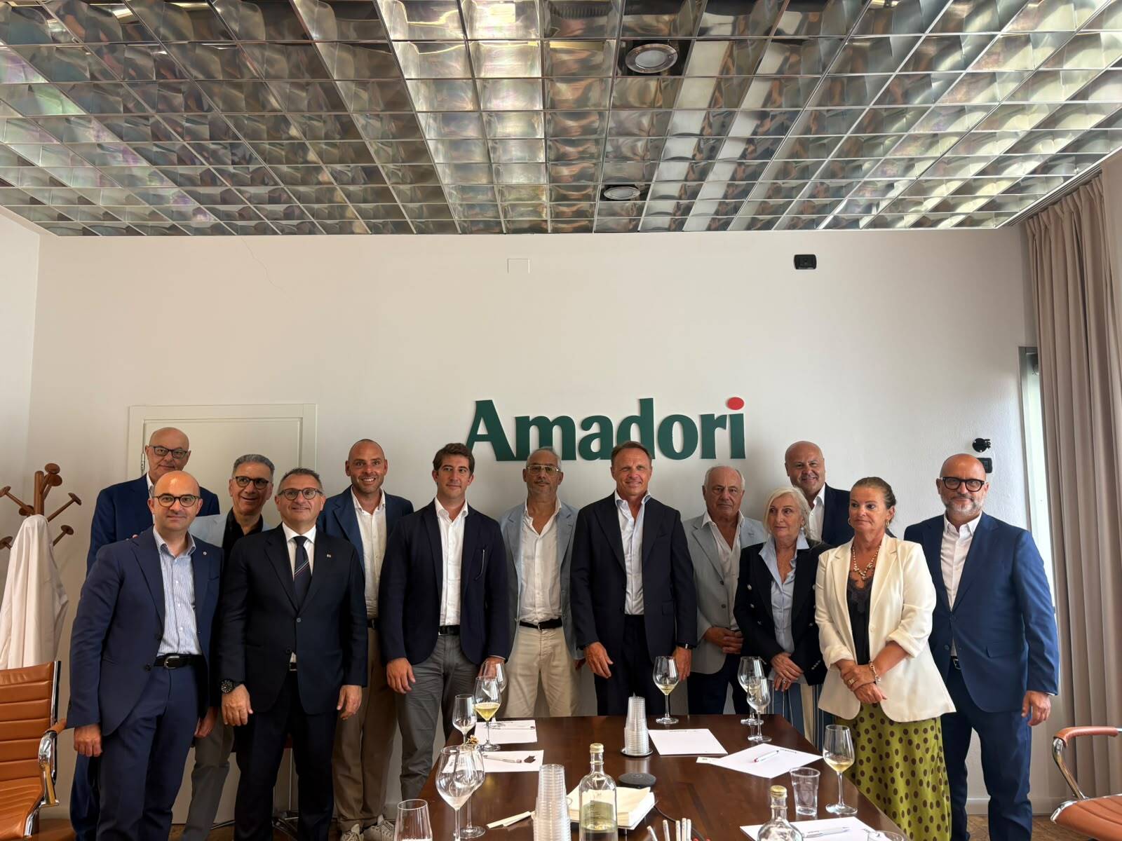 Il Ministro Francesco Lollobrigida in visita al Gruppo Amadori